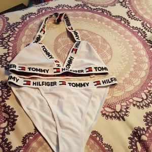 White Red & Blue Bikini sz Large